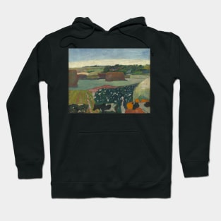 Haystacks in Brittany by Paul Gauguin Hoodie